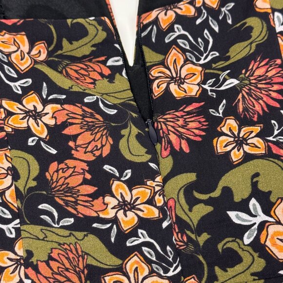 Nicholas Flowy Silk Gown SZ 2 Floral Chiffon Formal Maxi Dress Strapless Glam - Picture 12 of 15